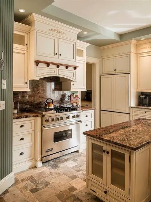 Kitchen cabinetry and detailed woodwork